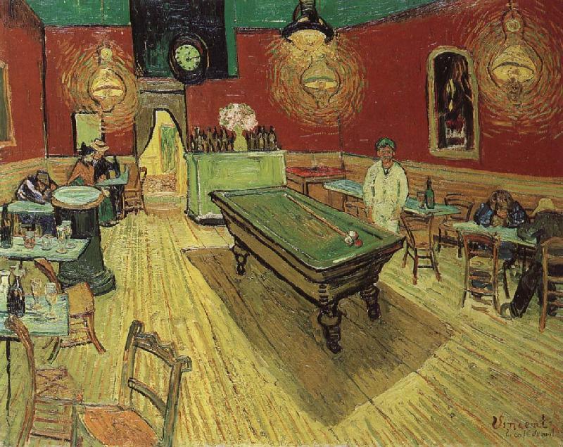 Vincent Van Gogh Night Cafe oil painting image